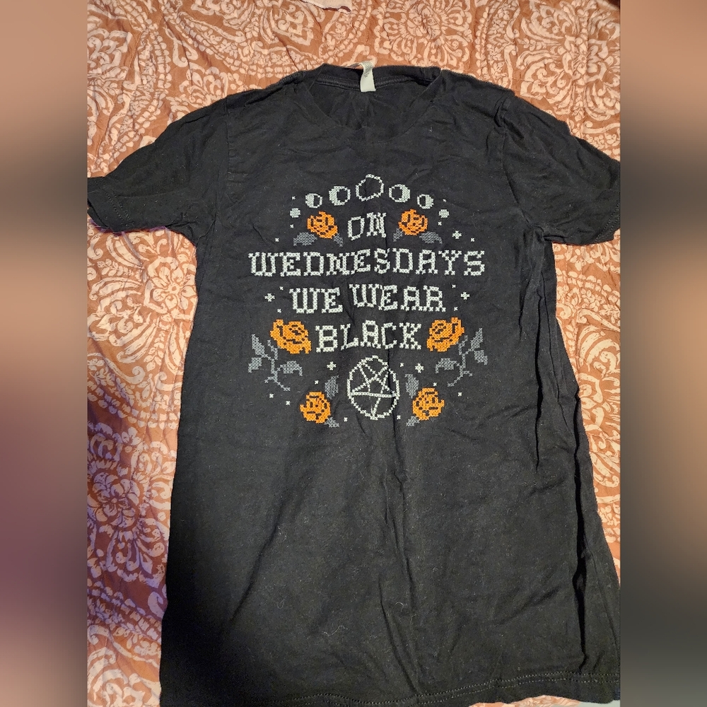 Black Graphic T-Shirt with Mean Girls